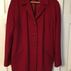 LIke New...gorgeous, lightweight 100% cashmere car coat.